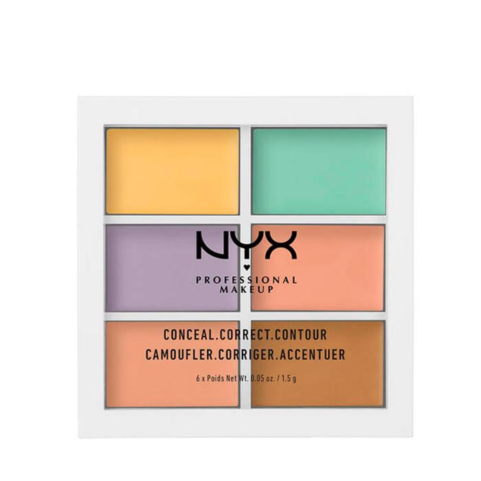 Палетка для коррекции цвета Nyx
Палетка для коррекции цвета Nyx