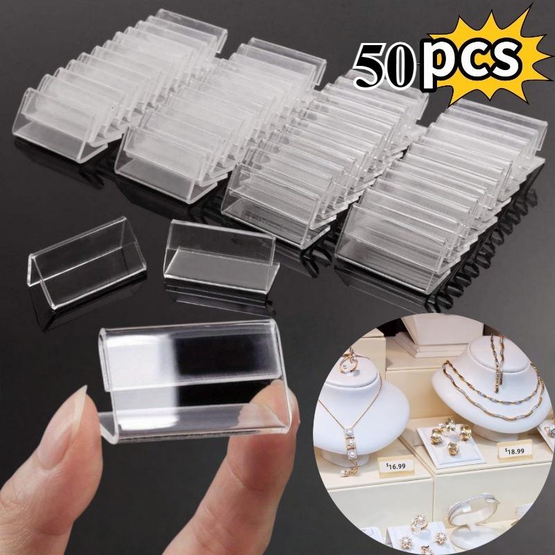 50pcs Mini Acrylic Display Stands 4x2cm Clear Rectangular Name Tags Card & Label Holders for Retail Stores for Showcasing Labels
50pcs Mini Acrylic Display Stands 4x2cm Clear Rectangular Name Tags Card & Label Holders for Retail Stores for Showcasing Labels