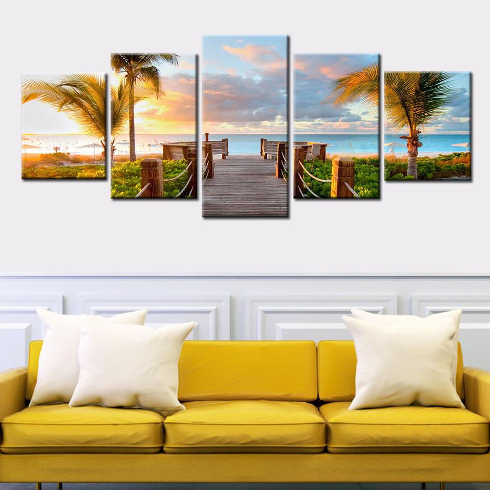 5 шт. постер с закатом, пляжный мост, пальмы, морской пейзаж, холст, картины, настенные художественные фотографии для гостиной, домашний декор
5 шт. постер с закатом, пляжный мост, пальмы, морской пейзаж, холст, картины, настенные художественные фотографии для гостиной, домашний декор