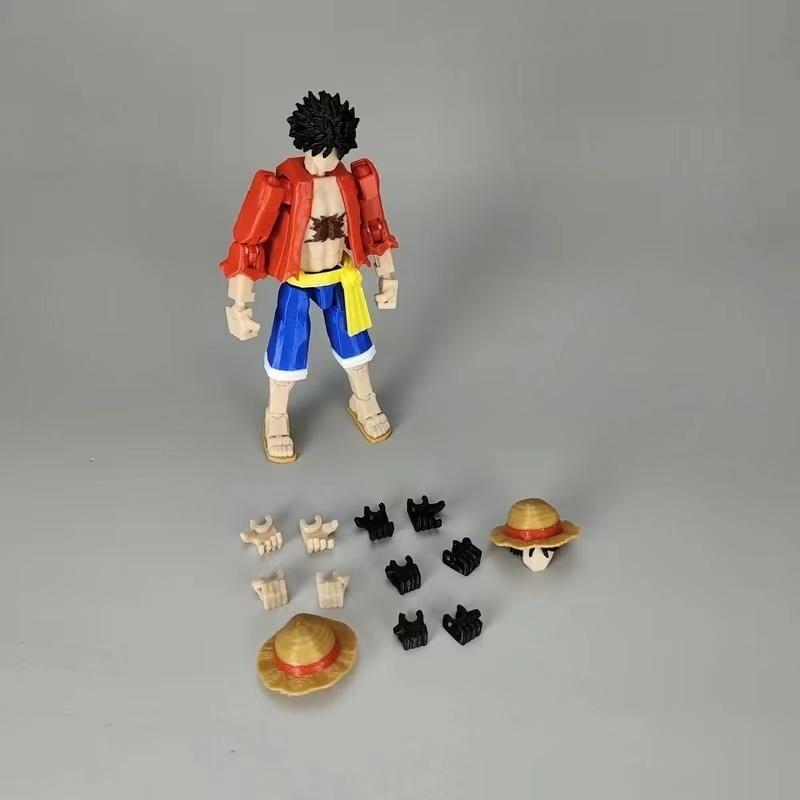 3D Printed One Piece Monkey D Luffy Anime Multi-Jointed Toys Action Figures Shapeshift Robot Mannequin Model Ornaments Gifts
3D Printed One Piece Monkey D Luffy Anime Multi-Jointed Toys Action Figures Shapeshift Robot Mannequin Model Ornaments Gifts