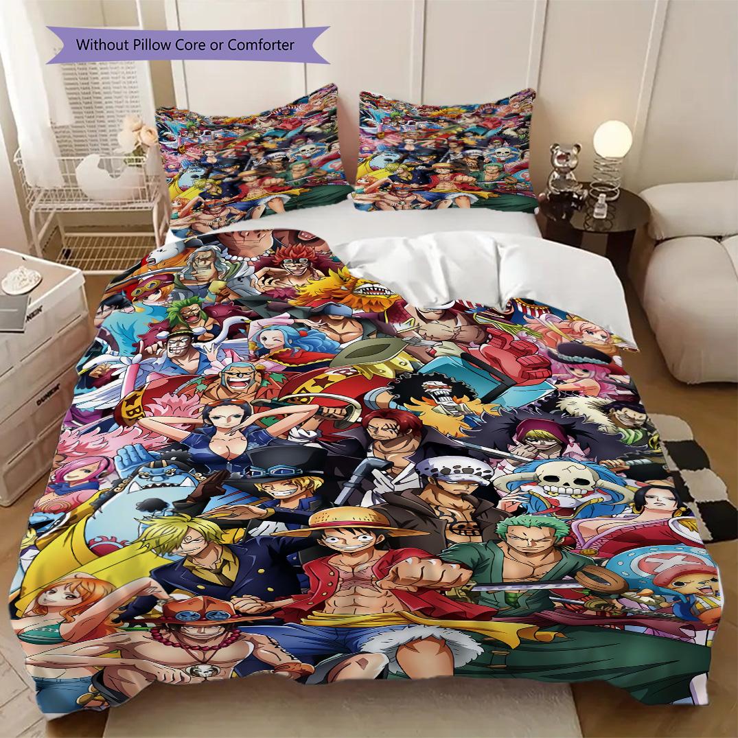 Anime One Piece Soft and Comfortable Duvet Cover, Children s Bedding Set Gift, Extra Large Size, Various Sizes Available LXR131 135x200cm
Anime One Piece Soft and Comfortable Duvet Cover, Children s Bedding Set Gift, Extra Large Size, Various Sizes Available LXR131 135x200cm