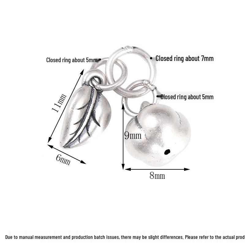 Подвеска из стерлингового серебра 999 пробы Лотос и хурма Жуи для браслета DIY
Подвеска из стерлингового серебра 999 пробы Лотос и хурма Жуи для браслета DIY