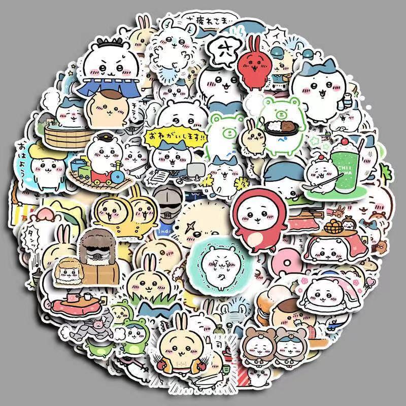 100pcs Chikawas Stickers Mobile Phone Water Cup Hand Account Cartoon Cute Children Notebook Guitar Desk Stickers Diy Decoration
100pcs Chikawas Stickers Mobile Phone Water Cup Hand Account Cartoon Cute Children Notebook Guitar Desk Stickers Diy Decoration