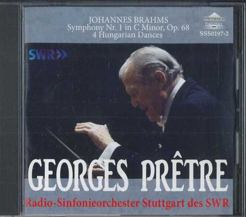 CD BRAHMS, GEORGES PRETRE, RADIO SINFO - Symphony Nr. 1 In C Minor Op. 68, 4 SSS01972 WEITBLICK Non Japan Obi Classical Used
CD BRAHMS, GEORGES PRETRE, RADIO SINFO - Symphony Nr. 1 In C Minor Op. 68, 4 SSS01972 WEITBLICK Non Japan Obi Classical Used