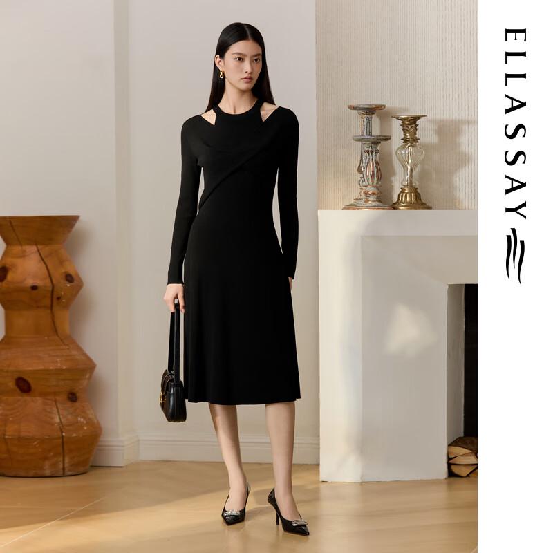 ELLASSAY Women s 2025 Autumn Elegant Crescent Cut-out Knit Dress L
ELLASSAY Women s 2025 Autumn Elegant Crescent Cut-out Knit Dress L