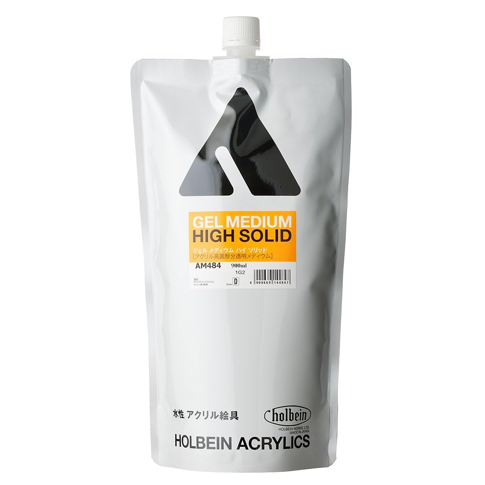 Holbein Acrylic Medium AM484 900ml Gel Medium High Solid High Solid Content Transparent 14484 (Acrylic Medium)
Holbein Acrylic Medium AM484 900ml Gel Medium High Solid High Solid Content Transparent 14484 (Acrylic Medium)