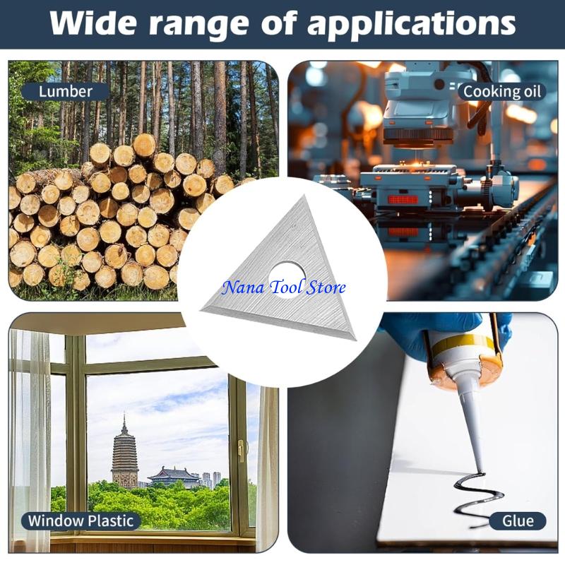 31GJ 3Pcs Reversible Hardened Steel Scraping Blade Triangular Tool for Professional Surfaces Cleaning and Rust Removal China Mainland
31GJ 3Pcs Reversible Hardened Steel Scraping Blade Triangular Tool for Professional Surfaces Cleaning and Rust Removal China Mainland