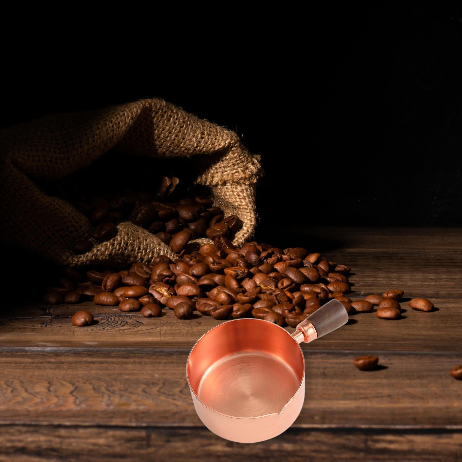 Мини-кастрюля для подогрева масла из нержавеющей стали с антипригарным покрытием для расплавления шоколада и молока с бортиком 250ml