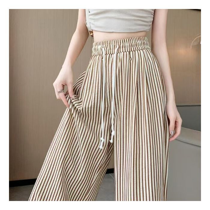 Корейские повседневные брюки в вертикальную полоску для женщин. Летние новые свободные брюки-пузыри в полоску с широкими штанинами. Универсальные брюки. 3XL
Корейские повседневные брюки в вертикальную полоску для женщин. Летние новые свободные брюки-пузыри в полоску с широкими штанинами. Универсальные брюки. 3XL