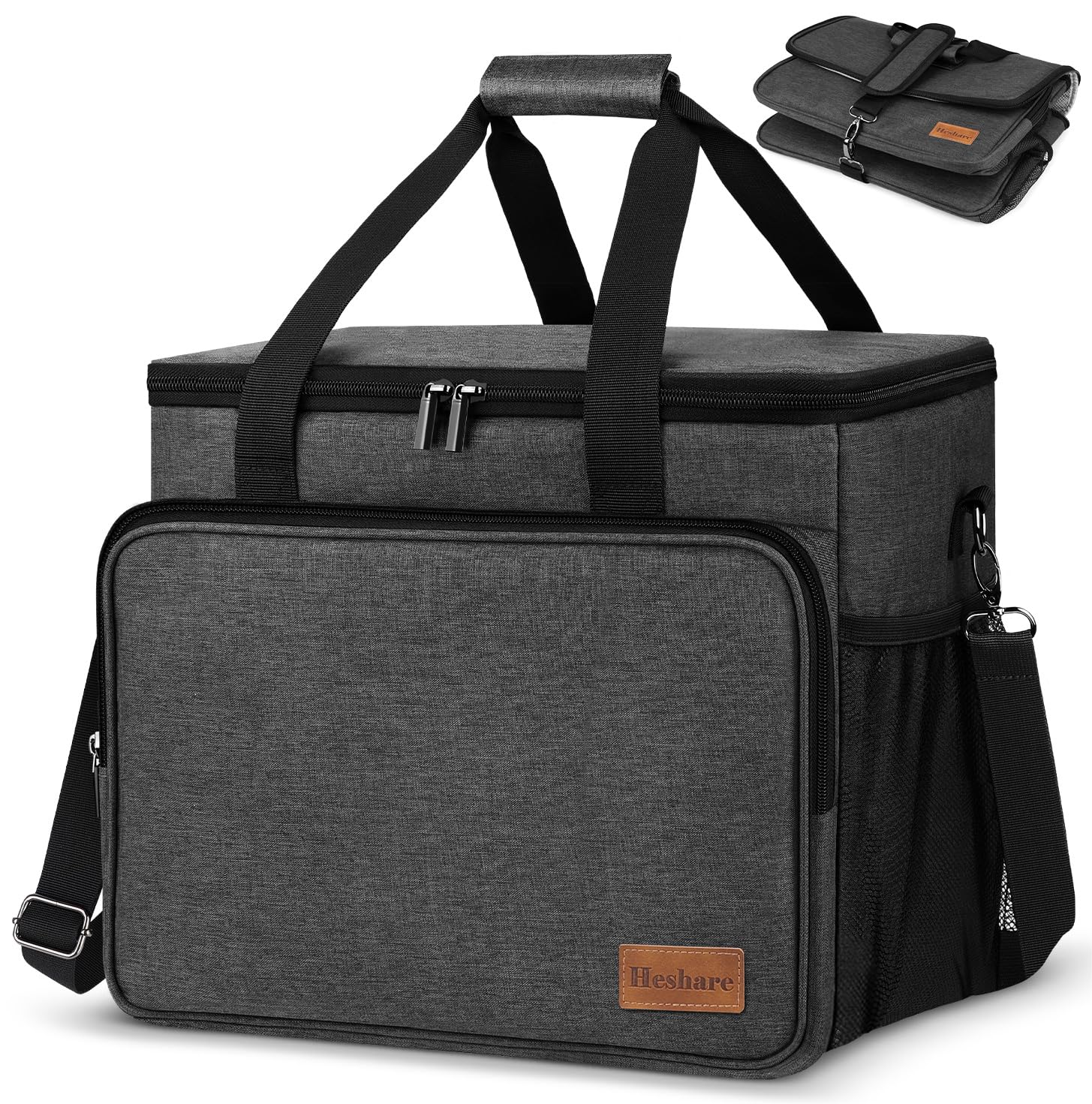 Heshare Cooler Box 30L Cooling Bag Large Capacity Cooler Bag Folding Storage Soft Cooler Strongest Cold Retention Power Insulation Cold Retention Warm темно-сірий
Heshare Cooler Box 30L Cooling Bag Large Capacity Cooler Bag Folding Storage Soft Cooler Strongest Cold Retention Power Insulation Cold Retention Warm темно-сірий
