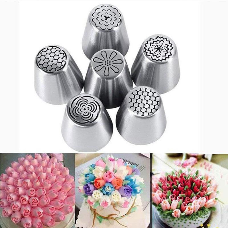 6Pcs/Set Русский Тюльпан Icing Piping сопла нержавеющей стали кондитерские торт инструменты
6Pcs/Set Русский Тюльпан Icing Piping сопла нержавеющей стали кондитерские торт инструменты