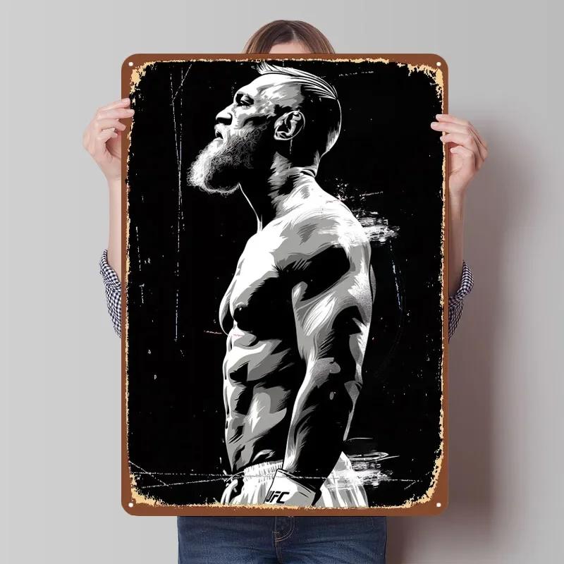 Conor McGregor White Boxer Metal Poster Decorative Wall Frames Custom Boxing Metal Signs Tin Plates for Wall Art Decoration Room 7.9x11.8In(20x30cm)
Conor McGregor White Boxer Metal Poster Decorative Wall Frames Custom Boxing Metal Signs Tin Plates for Wall Art Decoration Room 7.9x11.8In(20x30cm)