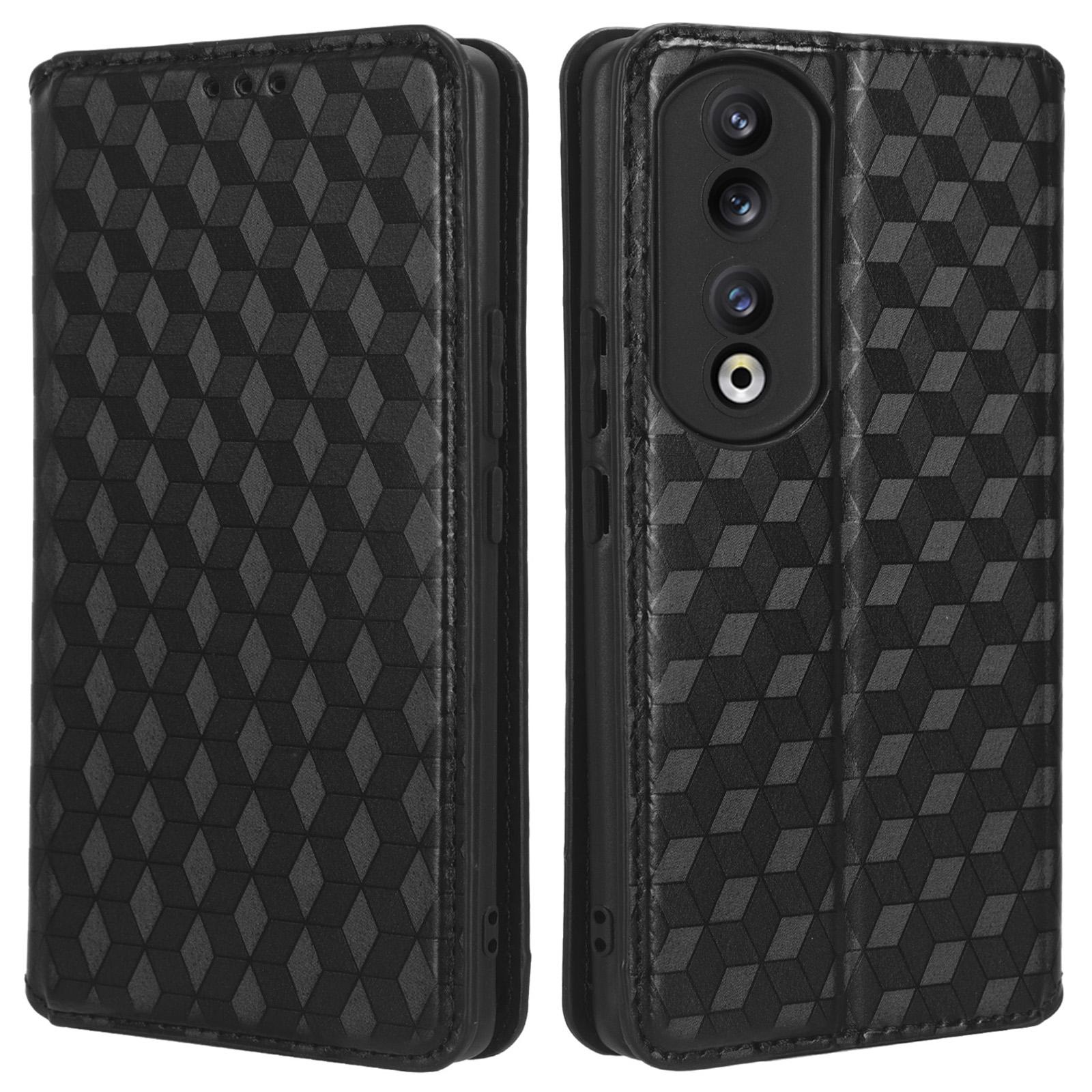 For Honor 90 Phone Case Shockproof Imprinted Rhombus PU Leather Stand Phone Cover Black
For Honor 90 Phone Case Shockproof Imprinted Rhombus PU Leather Stand Phone Cover Black