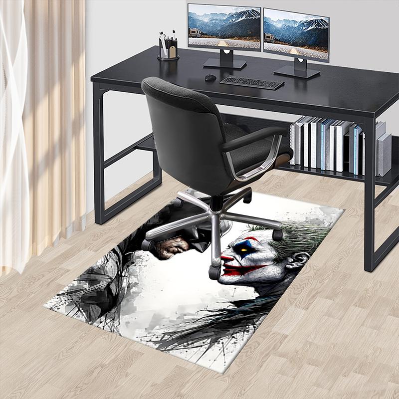 Batman,Joker Office Carpet Chair Mats, Home Decor Dormitory Floor Protector With Anti-Skid Backing, Large Area Coverage, Christmas Decoratio 60cm by 90cm
Batman,Joker Office Carpet Chair Mats, Home Decor Dormitory Floor Protector With Anti-Skid Backing, Large Area Coverage, Christmas Decoratio 60cm by 90cm