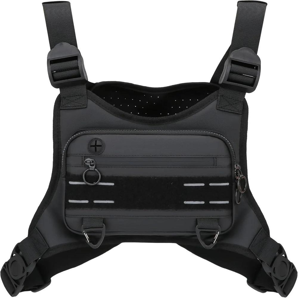 Multi Functional Black Chest Bag Waterproof Breathable Tooling Backpack Oxford Hip-Hop Street Bag Outdoor
Multi Functional Black Chest Bag Waterproof Breathable Tooling Backpack Oxford Hip-Hop Street Bag Outdoor