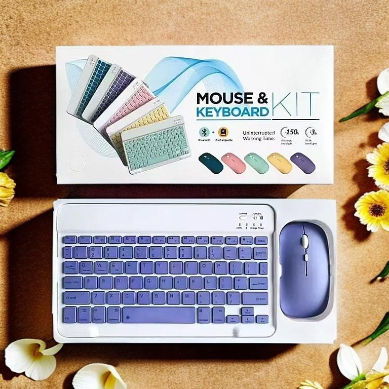 Compatible with iPad Mini, Xiaomi Bluetooth Keyboard & Mouse, Huawei Phone, Tablet & Laptop for Wireless Connectivity Keyboard + Single-mode Mouse (Battery) рожевий
Compatible with iPad Mini, Xiaomi Bluetooth Keyboard & Mouse, Huawei Phone, Tablet & Laptop for Wireless Connectivity Keyboard + Single-mode Mouse (Battery) рожевий