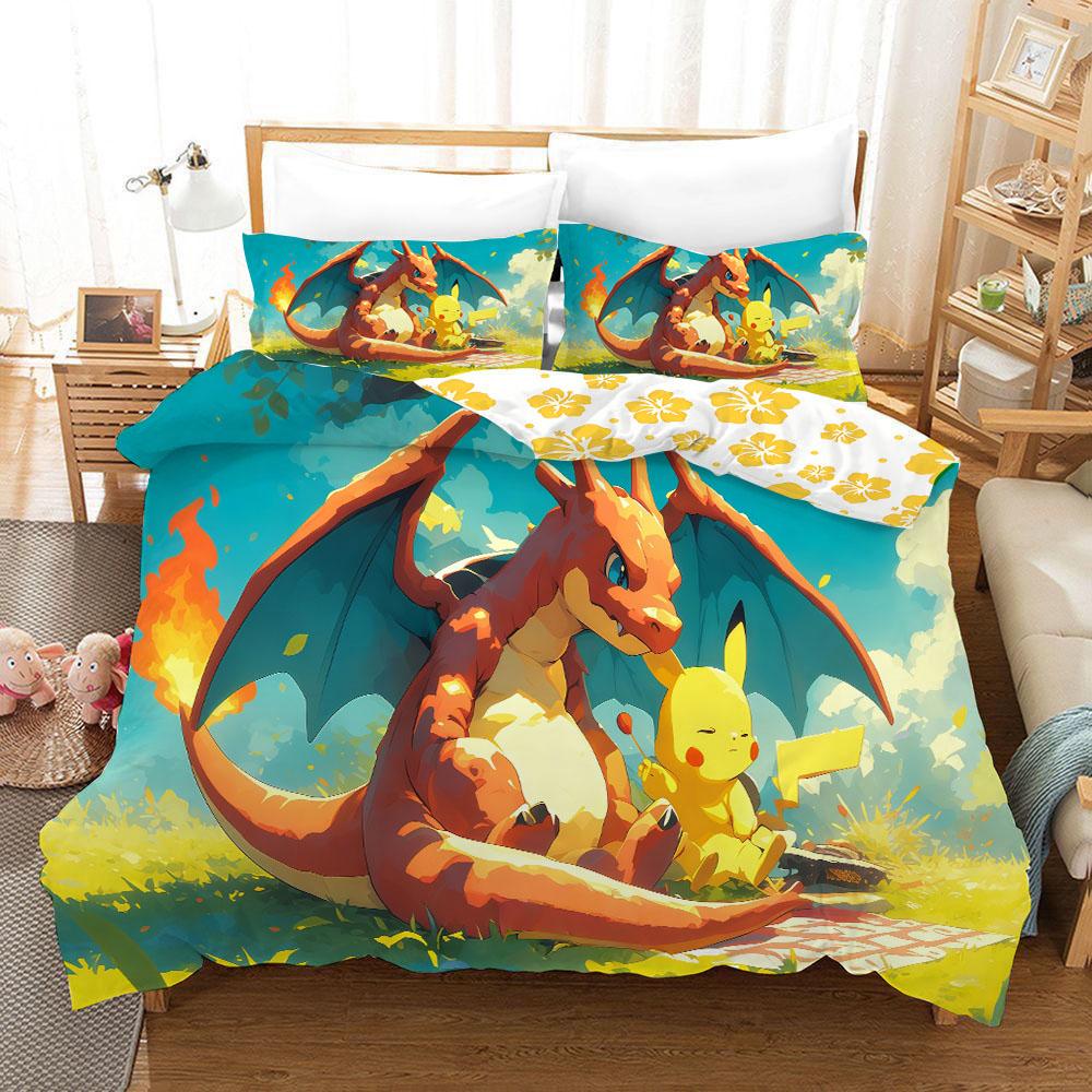 Bedding Set Anime Cartoon 3DPokemonzd Children Bedroom Quilt Cover Boy Girl Bedclothes Single Double King Duvet Cover Gift EU Twin 135x200cm
Bedding Set Anime Cartoon 3DPokemonzd Children Bedroom Quilt Cover Boy Girl Bedclothes Single Double King Duvet Cover Gift EU Twin 135x200cm