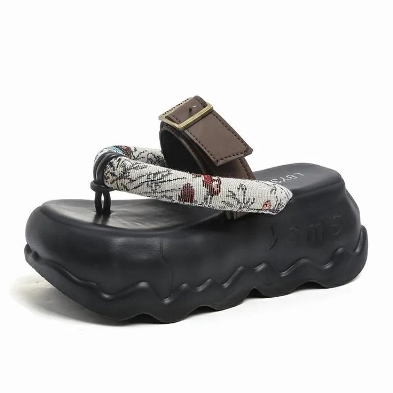 8CM Summer Clip Toe Slides Women Shoes Platform Buckle Decoration Lightweight Flip-flops Thick Soled outdoor Beach Slippers 2025 39 бежевый
8CM Summer Clip Toe Slides Women Shoes Platform Buckle Decoration Lightweight Flip-flops Thick Soled outdoor Beach Slippers 2025 39 бежевый