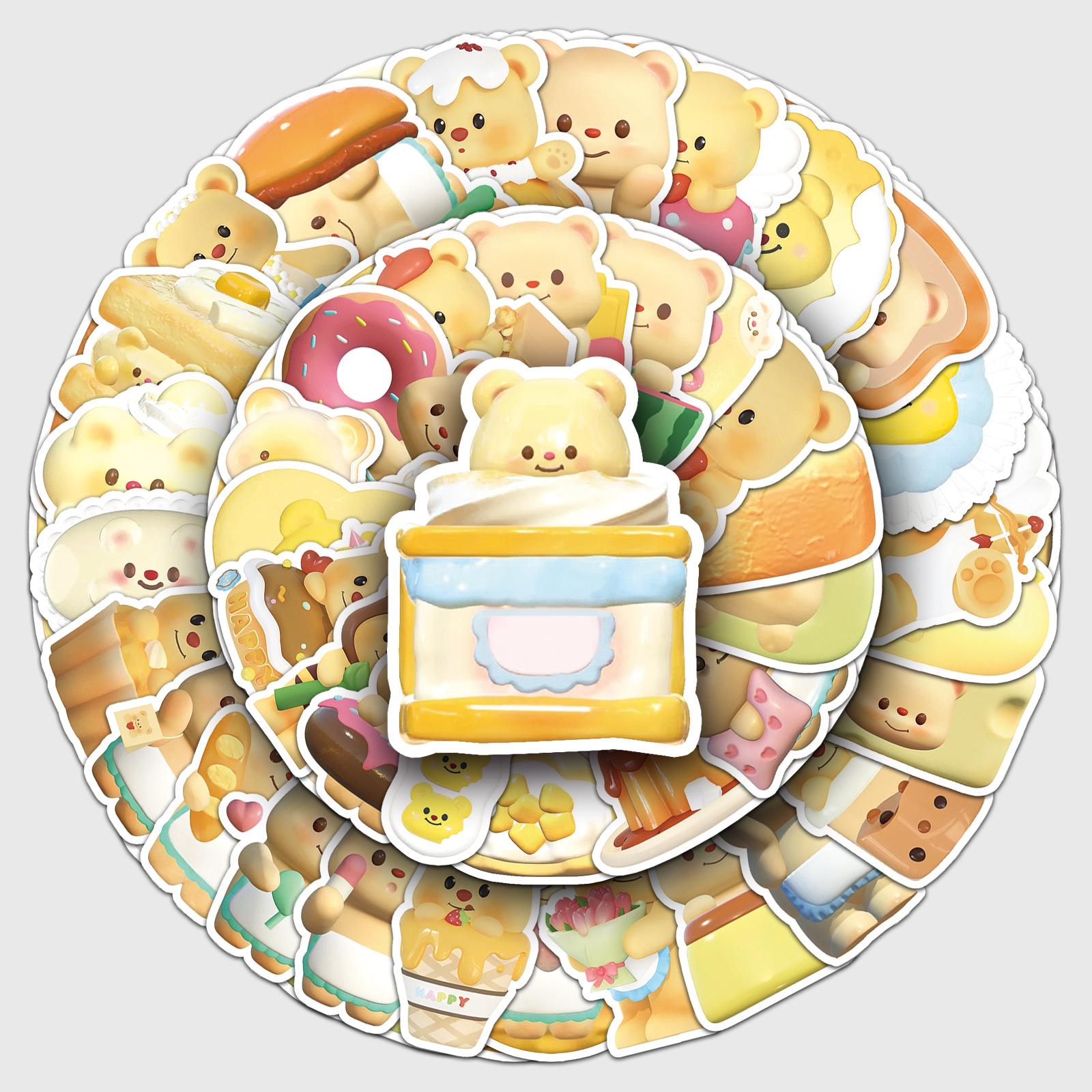 50 Sheets 3D Cute Bear Graffiti Stickers for Phone Cases, Water Cups, and Luggage
50 Sheets 3D Cute Bear Graffiti Stickers for Phone Cases, Water Cups, and Luggage