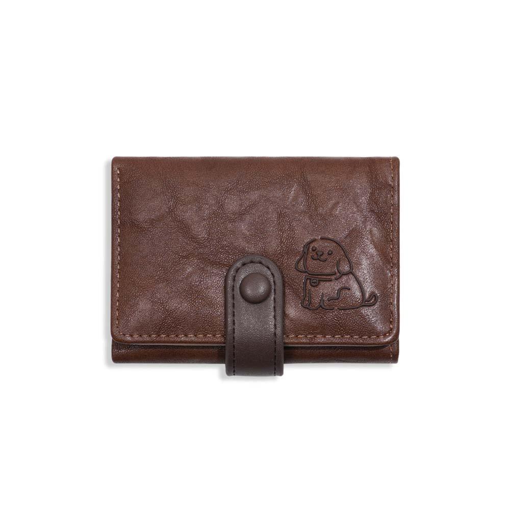 Portable Candy Color Puppy Wallet Small Pouch Multiple Card Short Leather Purse Anti-splash Water PVC Three Fold Card Bag Dating кавовий
Portable Candy Color Puppy Wallet Small Pouch Multiple Card Short Leather Purse Anti-splash Water PVC Three Fold Card Bag Dating кавовий