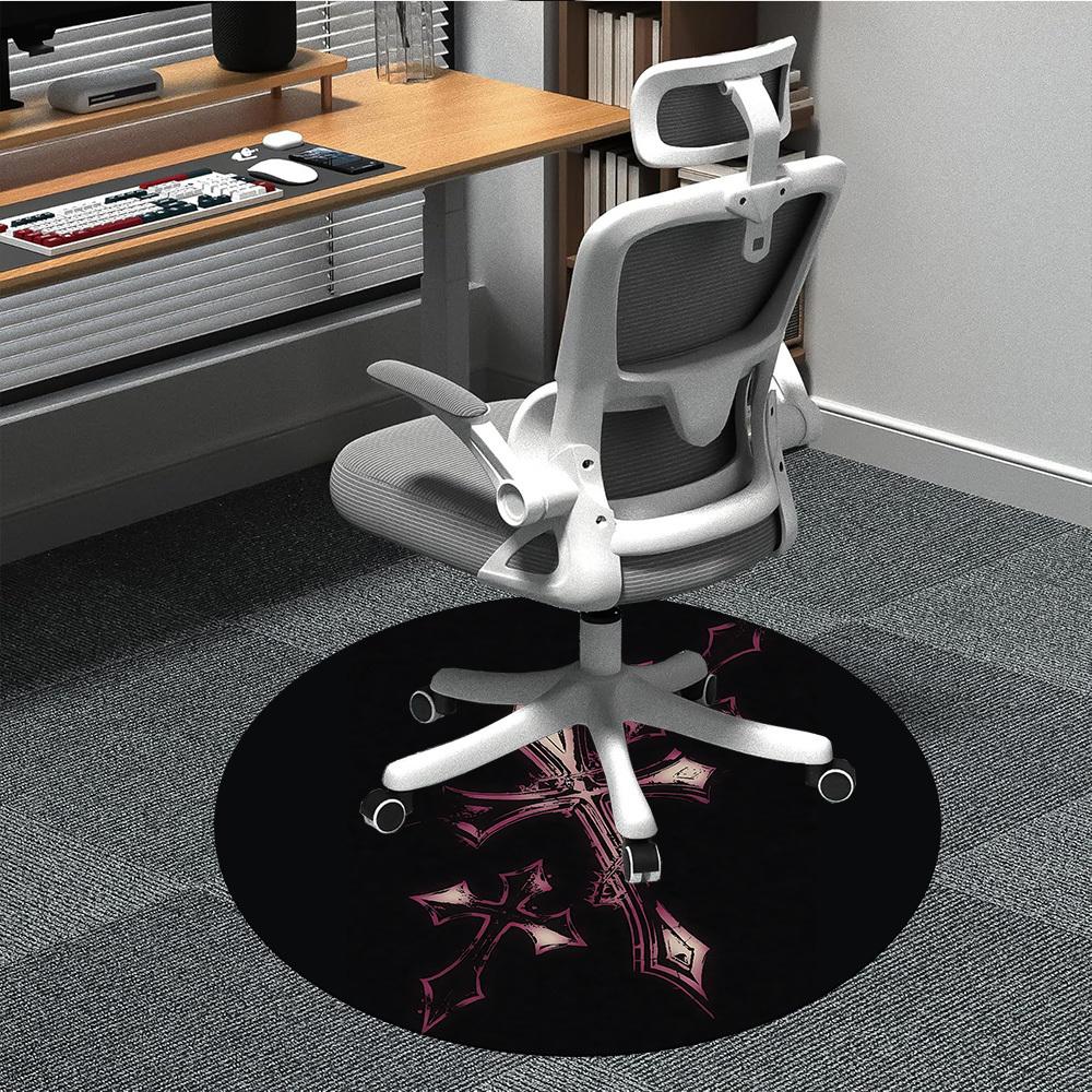 1pc Gothic Cross Office Round Area Rug, Indoor Mat Suitable ForOffice, Under Office Chairs Bedroom Living Room Home Decor, Room Deco T189 80cm by 80cm
1pc Gothic Cross Office Round Area Rug, Indoor Mat Suitable ForOffice, Under Office Chairs Bedroom Living Room Home Decor, Room Deco T189 80cm by 80cm