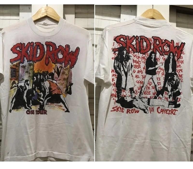 Skid Row On Tour 2 side White T shirt Classic style Unisex Men Women S-5XL Unisex T-Shirt M
Skid Row On Tour 2 side White T shirt Classic style Unisex Men Women S-5XL Unisex T-Shirt M