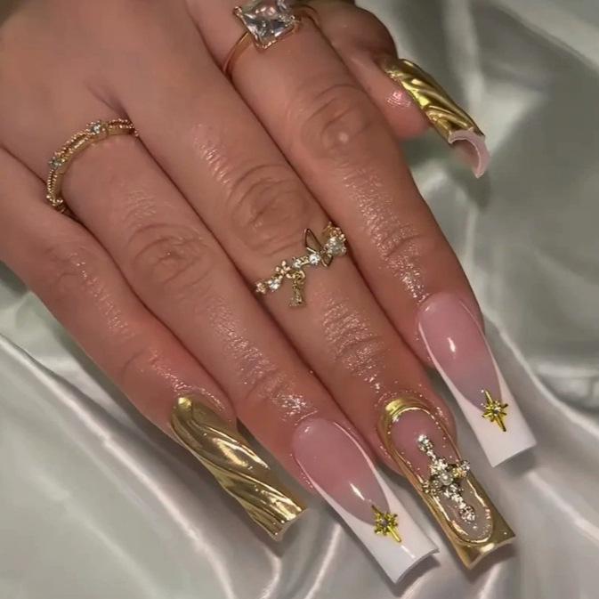 Gold Gilded Removable Nail Extensions – Premium Wearable Manicure Yellow Gel + File (Temu/Tiktok Platforms)
Gold Gilded Removable Nail Extensions – Premium Wearable Manicure Yellow Gel + File (Temu/Tiktok Platforms)