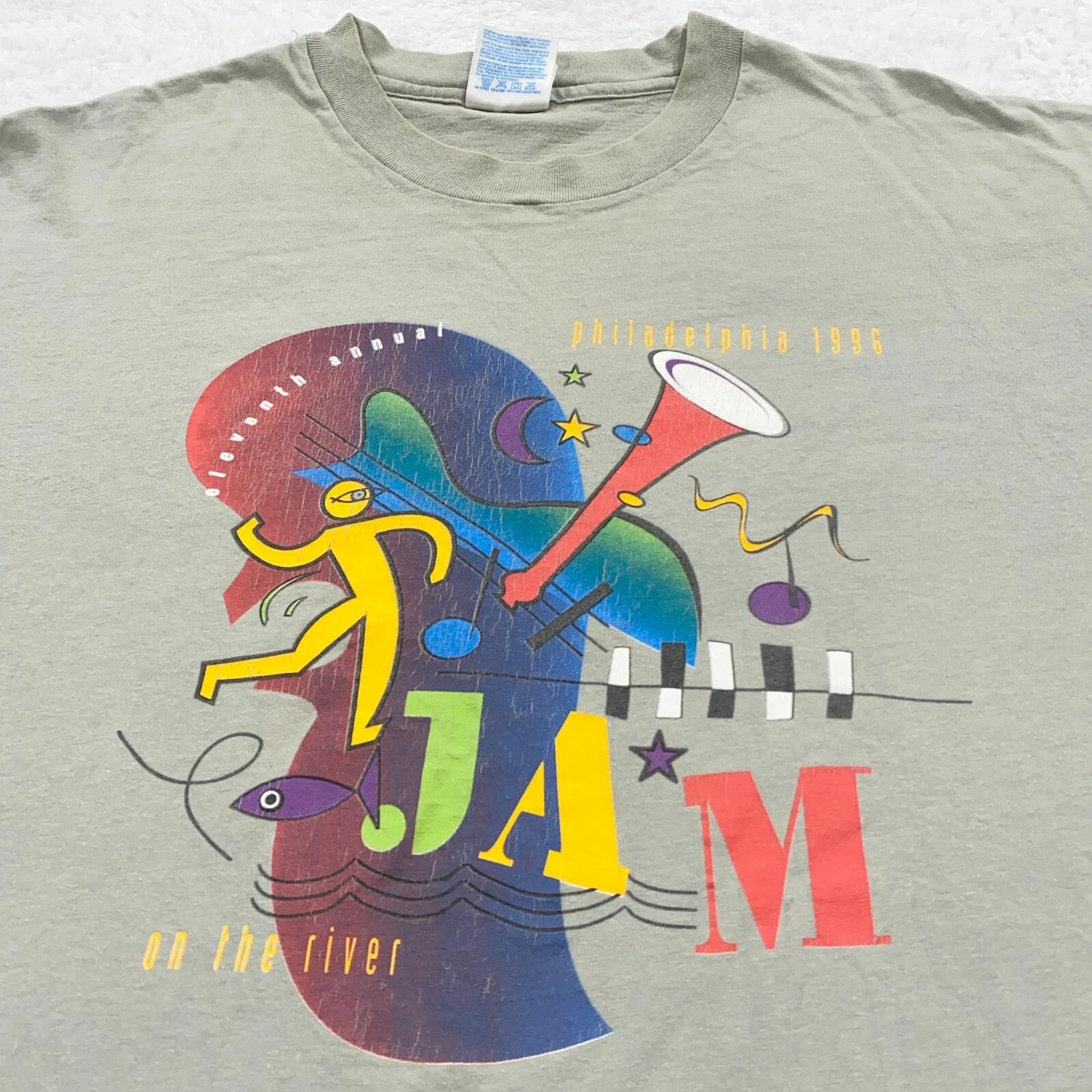 vintage 1996 PHILADELPHIA JAM ON THE RIVER T-Shirt XL single stitch 90s 4XL
vintage 1996 PHILADELPHIA JAM ON THE RIVER T-Shirt XL single stitch 90s 4XL