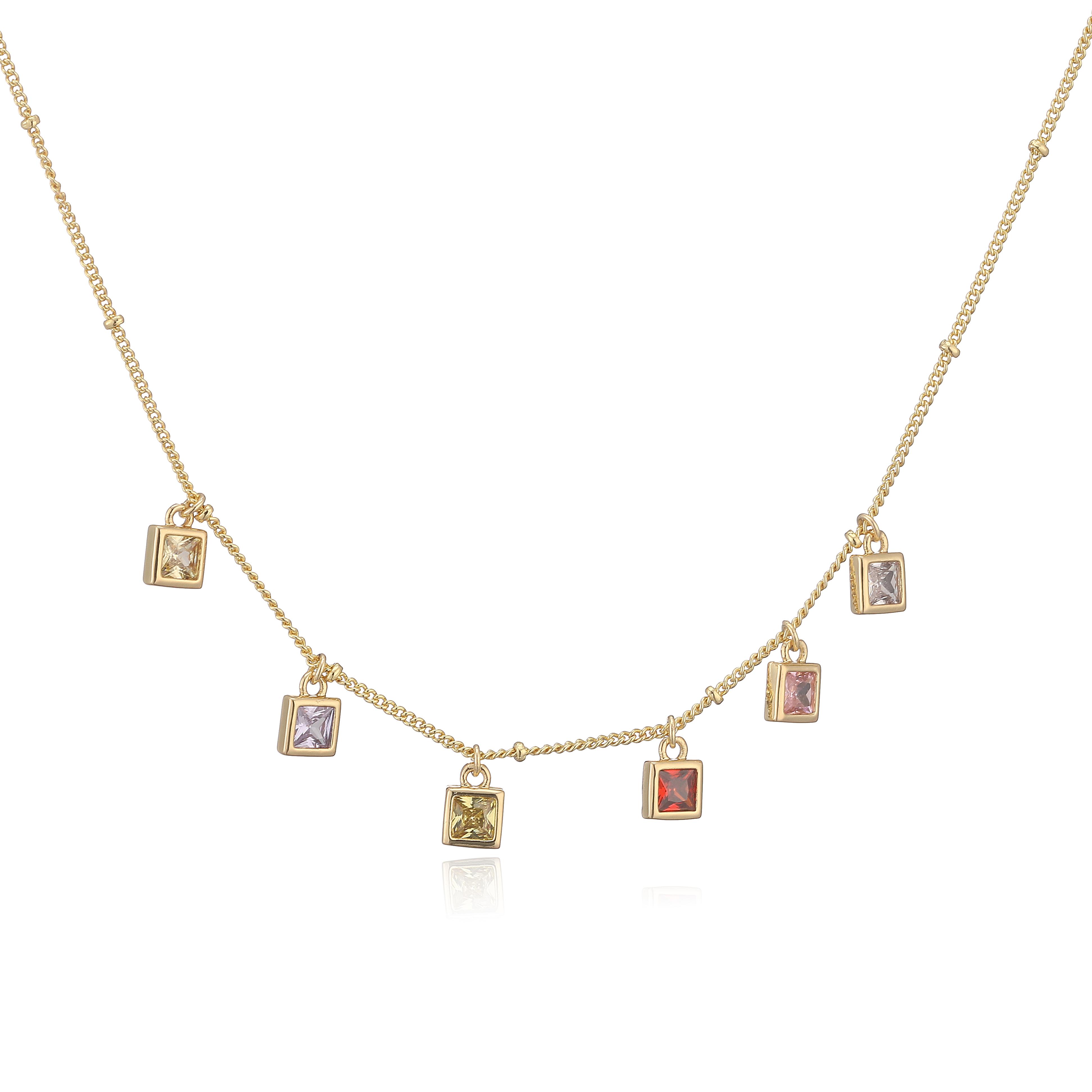HECHEN,Fashionable Minimalist Jewellery Zircon Square Pendant Necklace Body Chain Designed Exclusively For Women Other&45cm
HECHEN,Fashionable Minimalist Jewellery Zircon Square Pendant Necklace Body Chain Designed Exclusively For Women Other&45cm