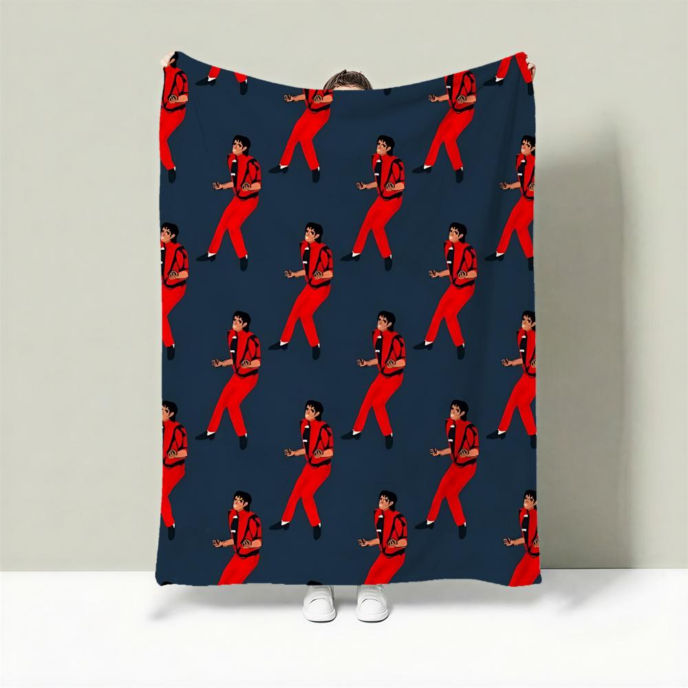 Singer M-Michael Jackson Throw Lightweight 240g Flannel Blanket Soft Skin-friendly for Summer Cooling 130x150cm
Singer M-Michael Jackson Throw Lightweight 240g Flannel Blanket Soft Skin-friendly for Summer Cooling 130x150cm