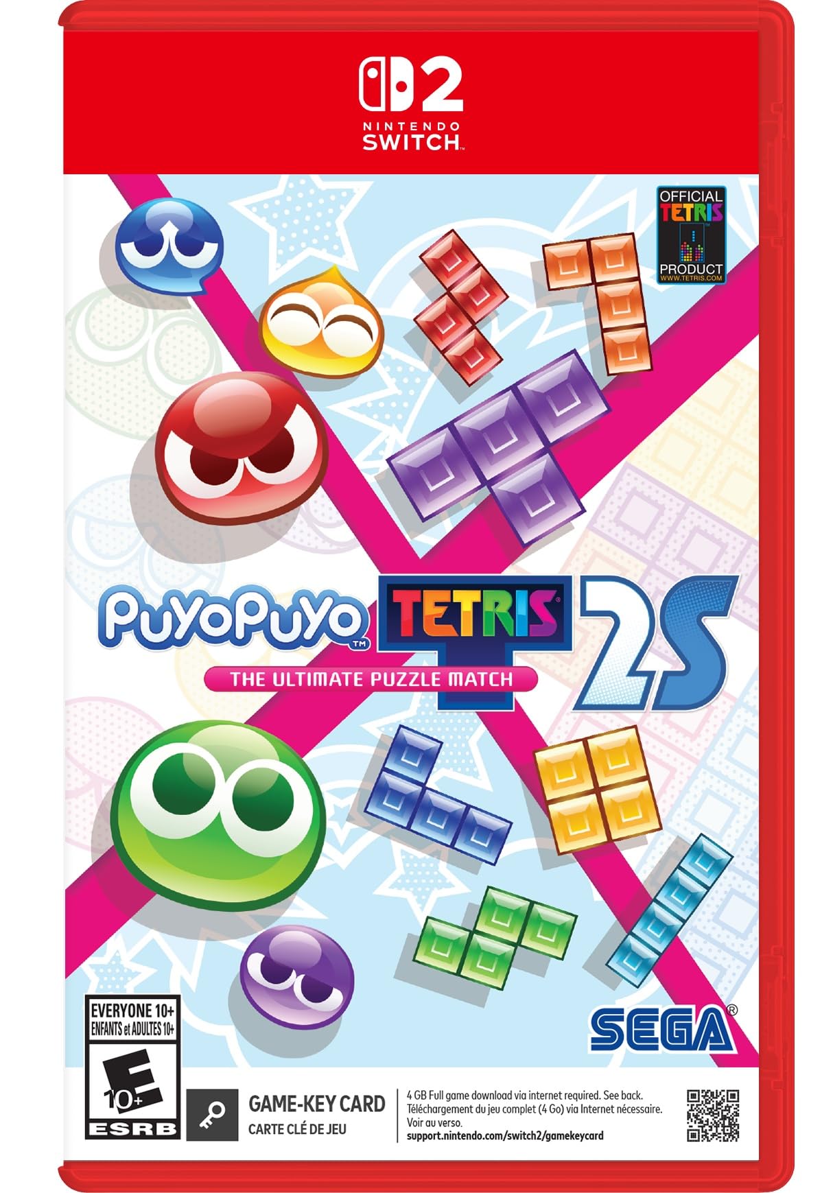 Puyo Puyo Tetris 2S North Switch 2 (Import version America) – (Game-Key Card) красный
Puyo Puyo Tetris 2S North Switch 2 (Import version America) – (Game-Key Card) красный
