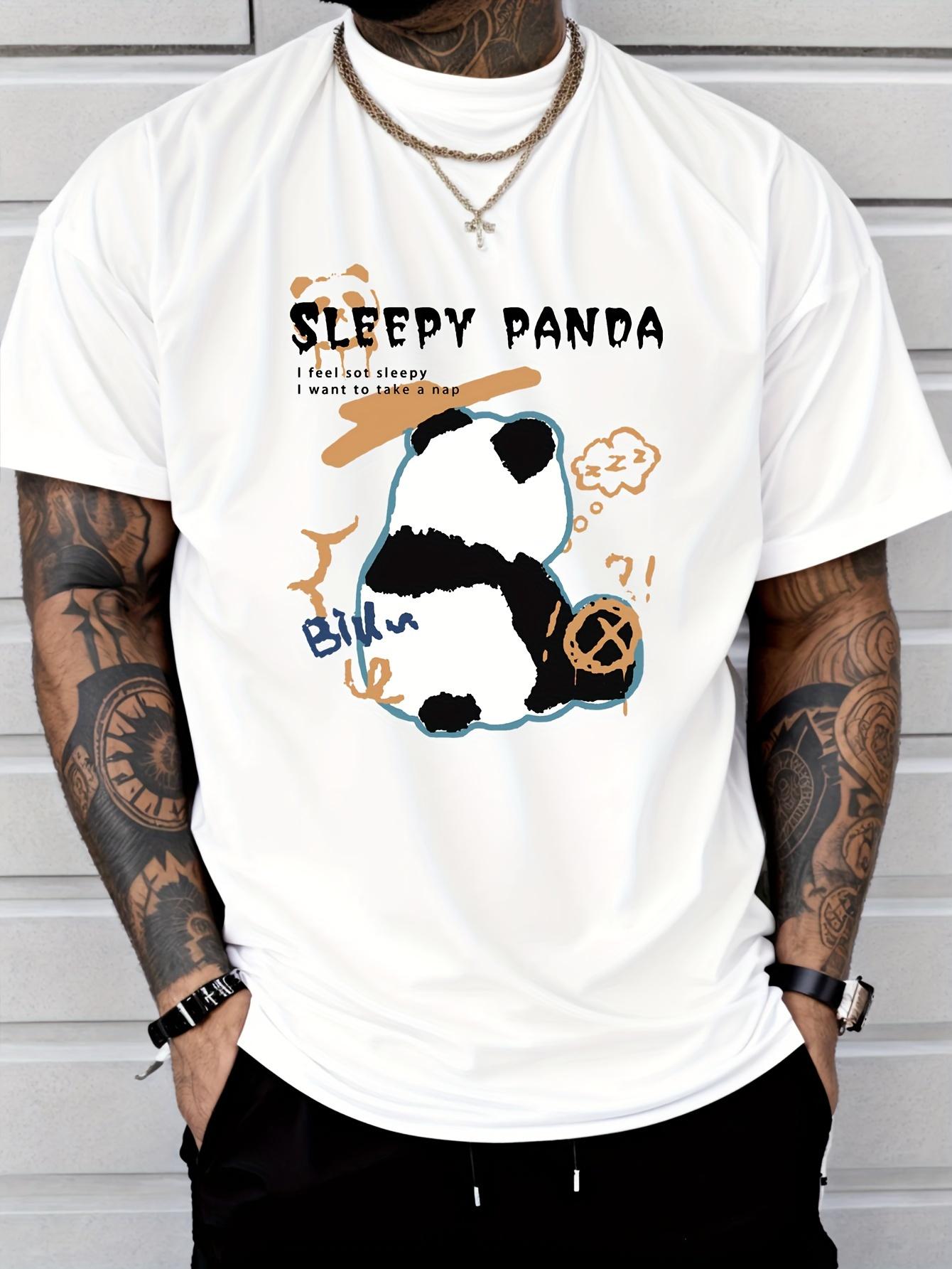 Mens Cute Panda Print Casual TShirt Crew Neck Short Sleeve Perfect for Sports and Leisure 4XL
Mens Cute Panda Print Casual TShirt Crew Neck Short Sleeve Perfect for Sports and Leisure 4XL
