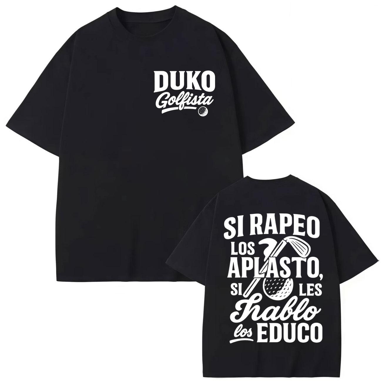 Rapper Duki Golfista Album Print T-shirt Men Women Clothing Fashion Hip Hop T Shirt Summer Cotton Short Sleeve T-shirts S
Rapper Duki Golfista Album Print T-shirt Men Women Clothing Fashion Hip Hop T Shirt Summer Cotton Short Sleeve T-shirts S