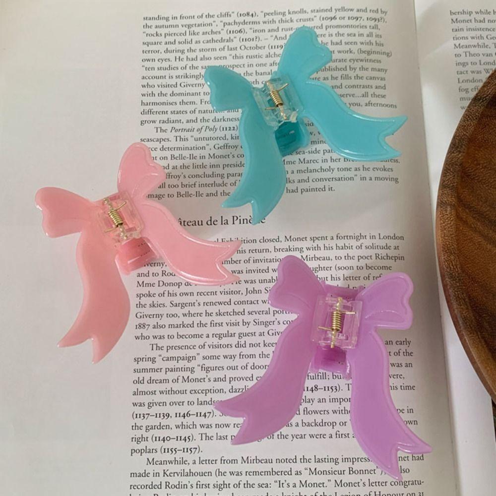 Bownot Acetic Acid Bow Hair Claw Colorful Acetic Acid Shark Clip Sweet Bowknot Hair Clip Girl синий
Bownot Acetic Acid Bow Hair Claw Colorful Acetic Acid Shark Clip Sweet Bowknot Hair Clip Girl синий