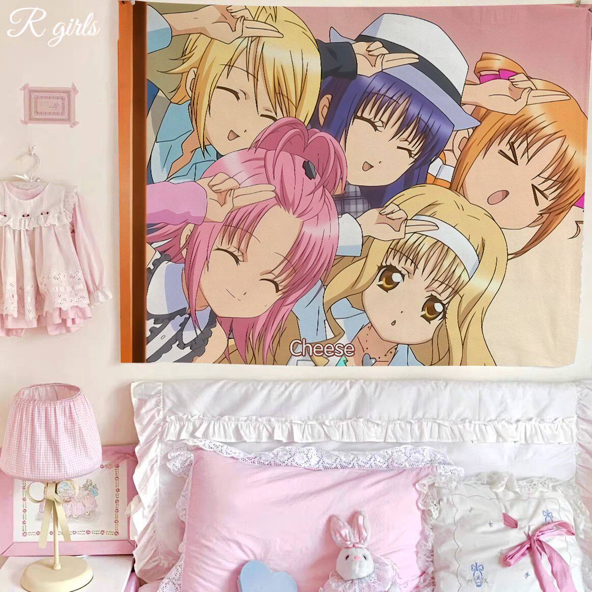 Shugo Chara Amu Ikuto Tapestry Classic Anime Character Print Checkered Wall Hanging for Otaku Bedroom Decor Anime Fans 74x94cm(29x37in)
Shugo Chara Amu Ikuto Tapestry Classic Anime Character Print Checkered Wall Hanging for Otaku Bedroom Decor Anime Fans 74x94cm(29x37in)