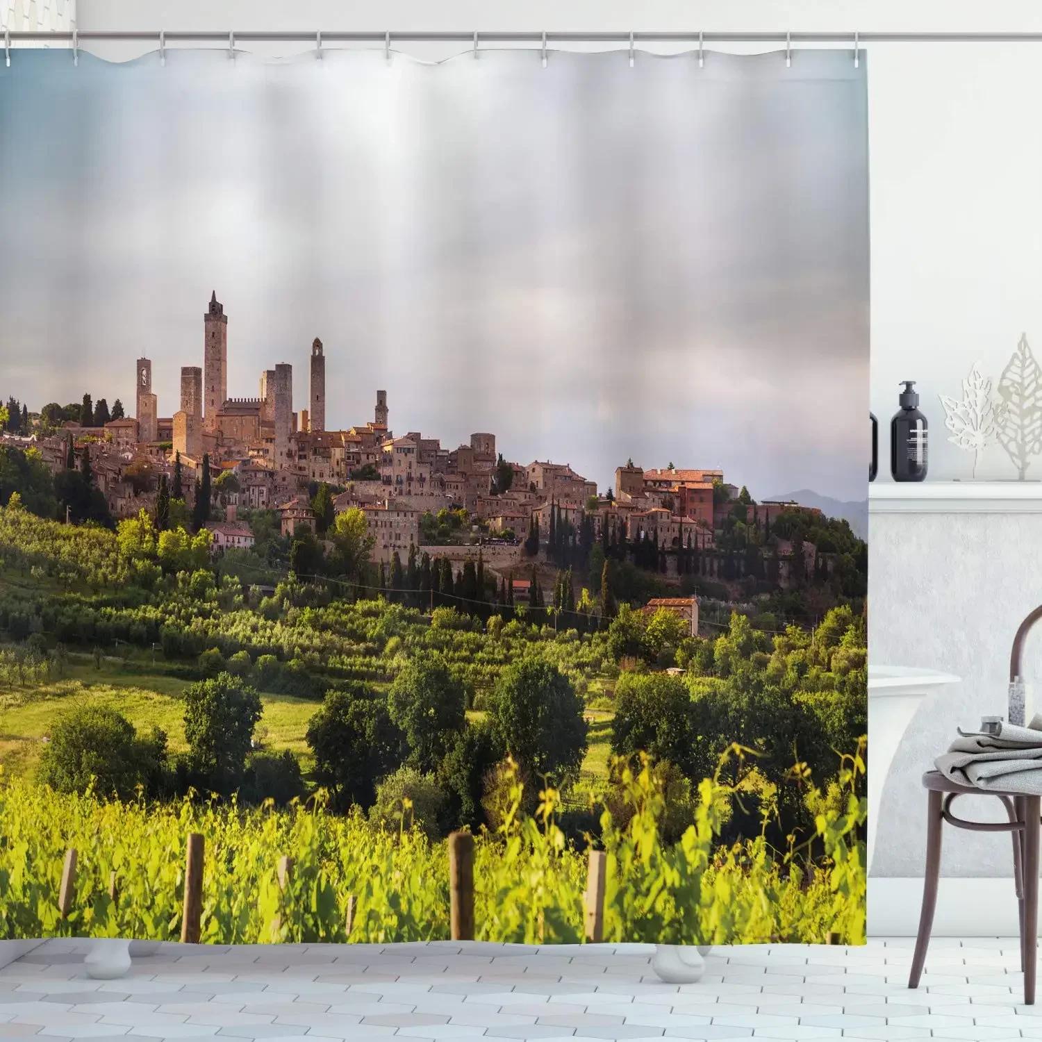 Medieval Shower Curtain,Rustic Wood Shield On Medieval Castle Gate Bath Curtain,Wooden Door Historical Vintage Home Bathroom Set W60H190(CM)-1 Pcs
Medieval Shower Curtain,Rustic Wood Shield On Medieval Castle Gate Bath Curtain,Wooden Door Historical Vintage Home Bathroom Set W60H190(CM)-1 Pcs