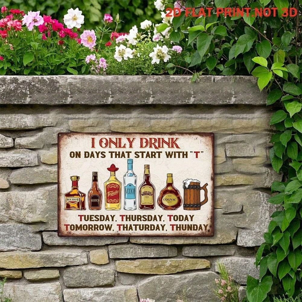Metal Wall Art Vintage Drinks Sign Bar Kitchen Decor Funny Poster Gift
Metal Wall Art Vintage Drinks Sign Bar Kitchen Decor Funny Poster Gift