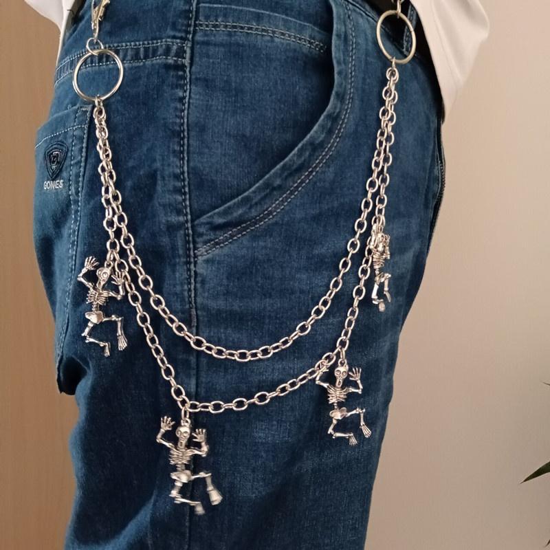 Halloween accessories Fashion punk metal Pants Chain Hip Hop Skull Chain personality Jeans Chain For Men And Women
Halloween accessories Fashion punk metal Pants Chain Hip Hop Skull Chain personality Jeans Chain For Men And Women