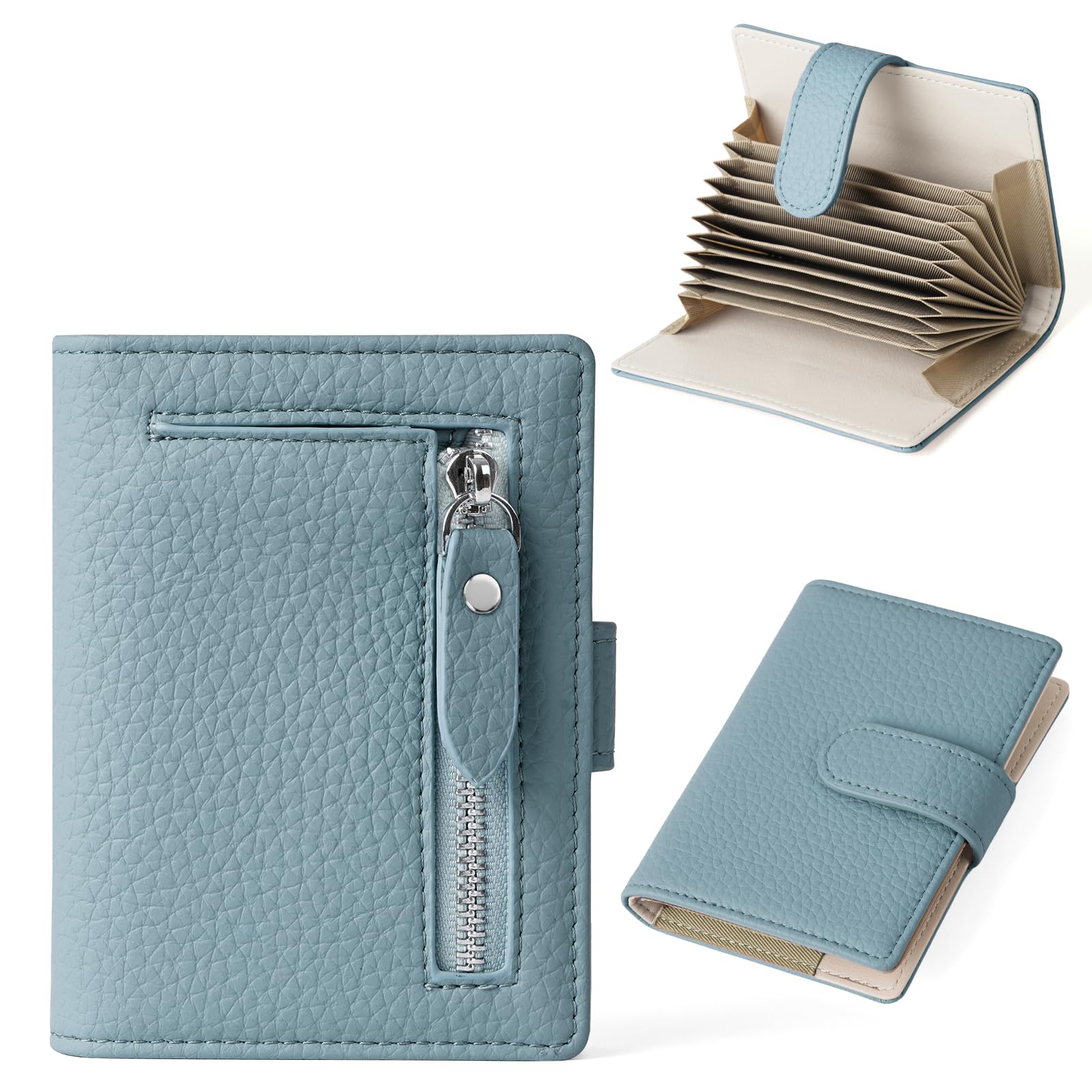 iKaban Women s Card Case, Pass Case, Leather Wallet, Large Capacity, Accordion-Style, Slim, Compact (Holds 11 Cards), 180-Degree Opening for Easy Use
iKaban Women s Card Case, Pass Case, Leather Wallet, Large Capacity, Accordion-Style, Slim, Compact (Holds 11 Cards), 180-Degree Opening for Easy Use