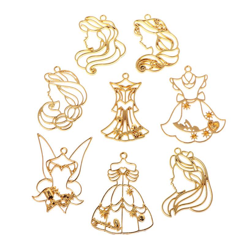 8 шт. Милые броши в виде юбок принцессы, мультяшные подвески, элегантные, нежные, модные, для рюкзака, браслета 1 золотой
8 шт. Милые броши в виде юбок принцессы, мультяшные подвески, элегантные, нежные, модные, для рюкзака, браслета 1 золотой