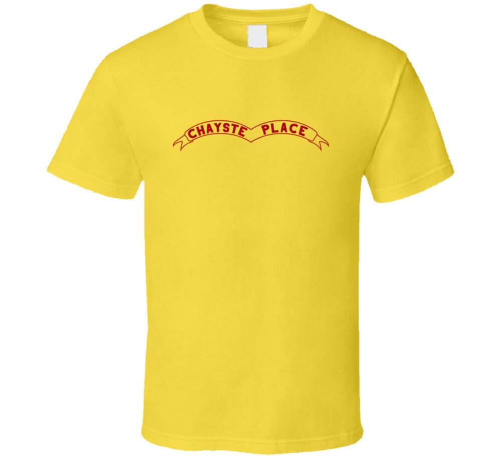 Carry On Camping - Chayste Place Yellow T Shirt Mens Womens Tees Top 2XL
Carry On Camping - Chayste Place Yellow T Shirt Mens Womens Tees Top 2XL