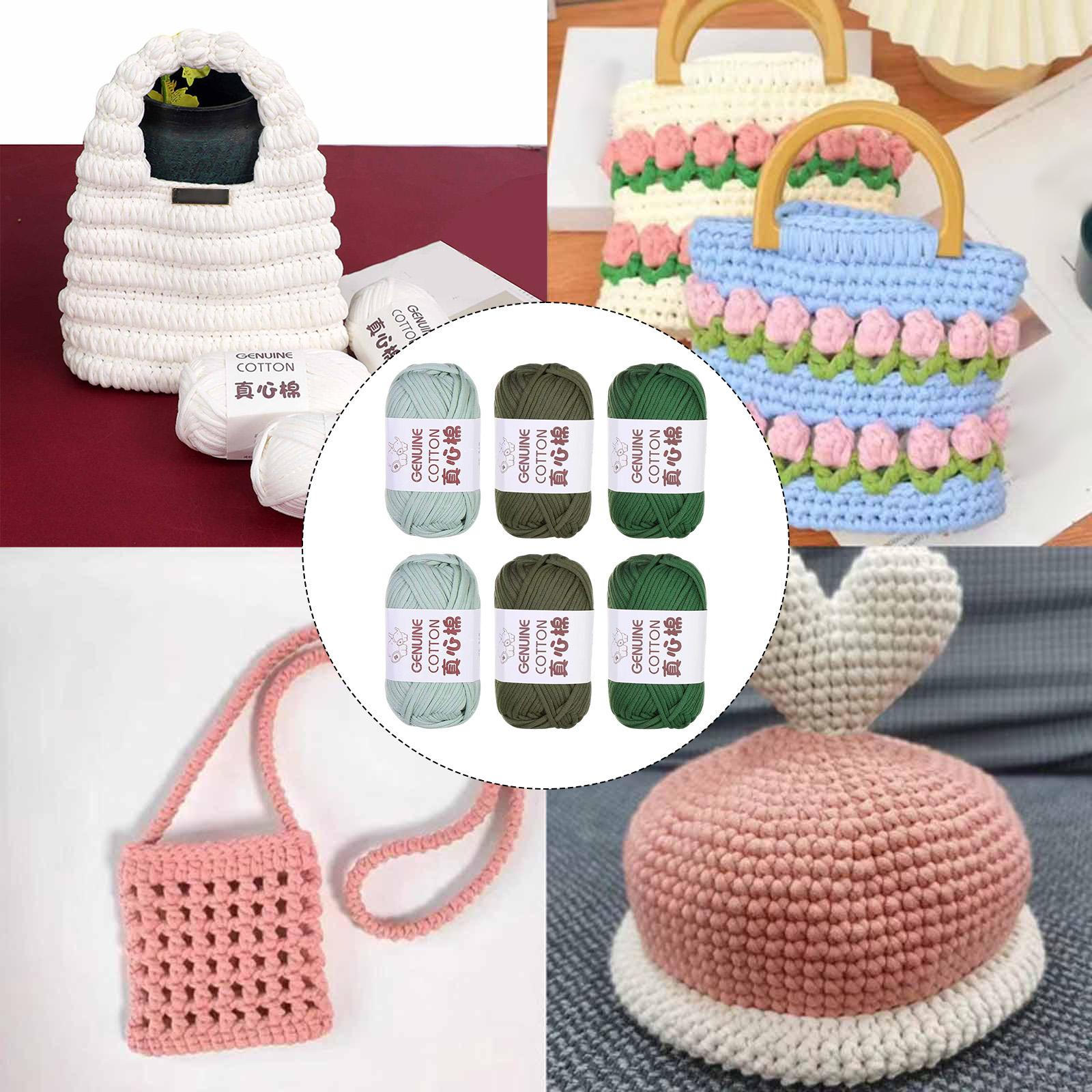 6 Pieces Knitted Yarn for Beginners Adults Comfortable Crochet Multicolored Gloves DIY Style G
6 Pieces Knitted Yarn for Beginners Adults Comfortable Crochet Multicolored Gloves DIY Style G