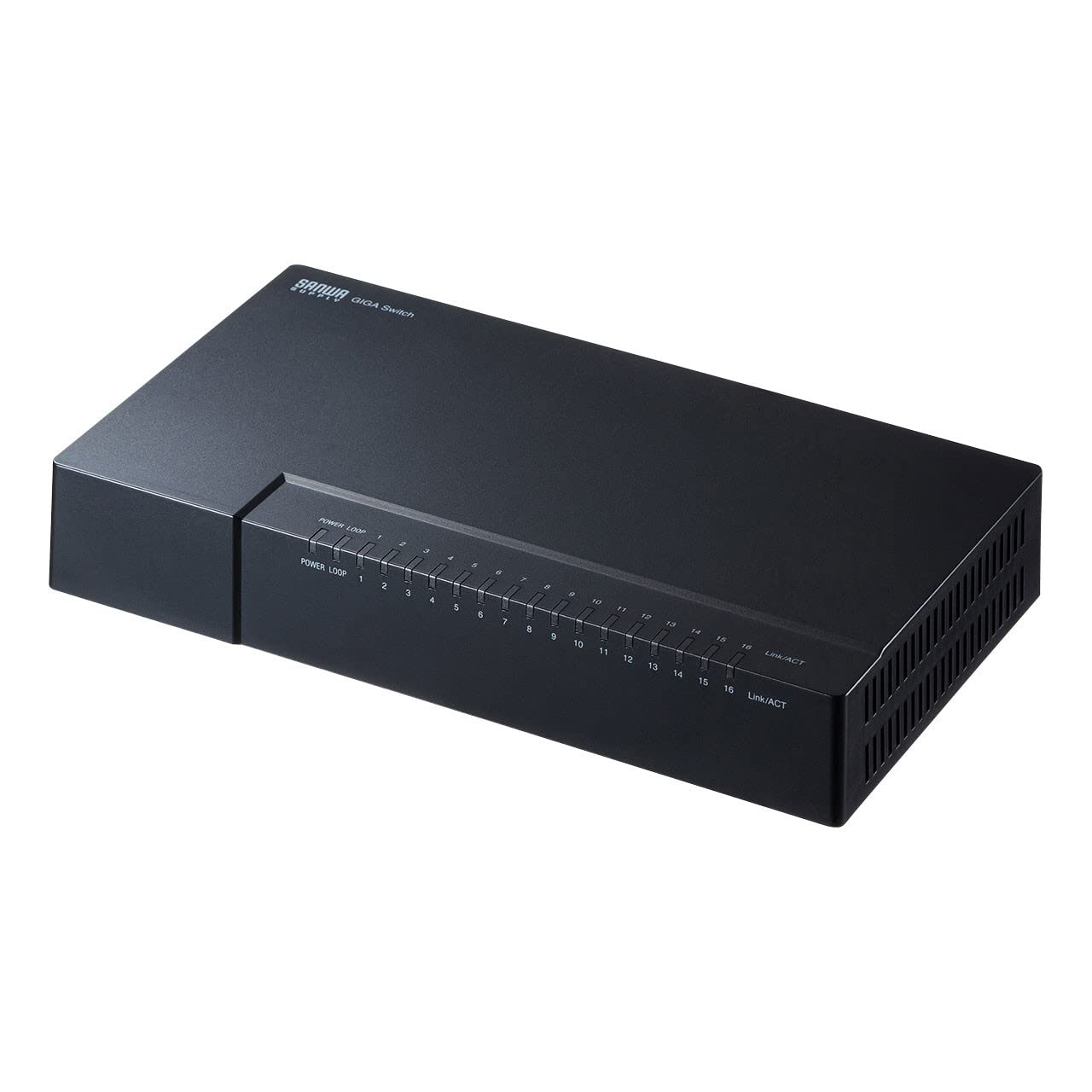 Sanwa Supply Gigabit compatible switching hub ports with (16 magnet) LAN-GIGAP1602BK чорний
Sanwa Supply Gigabit compatible switching hub ports with (16 magnet) LAN-GIGAP1602BK чорний