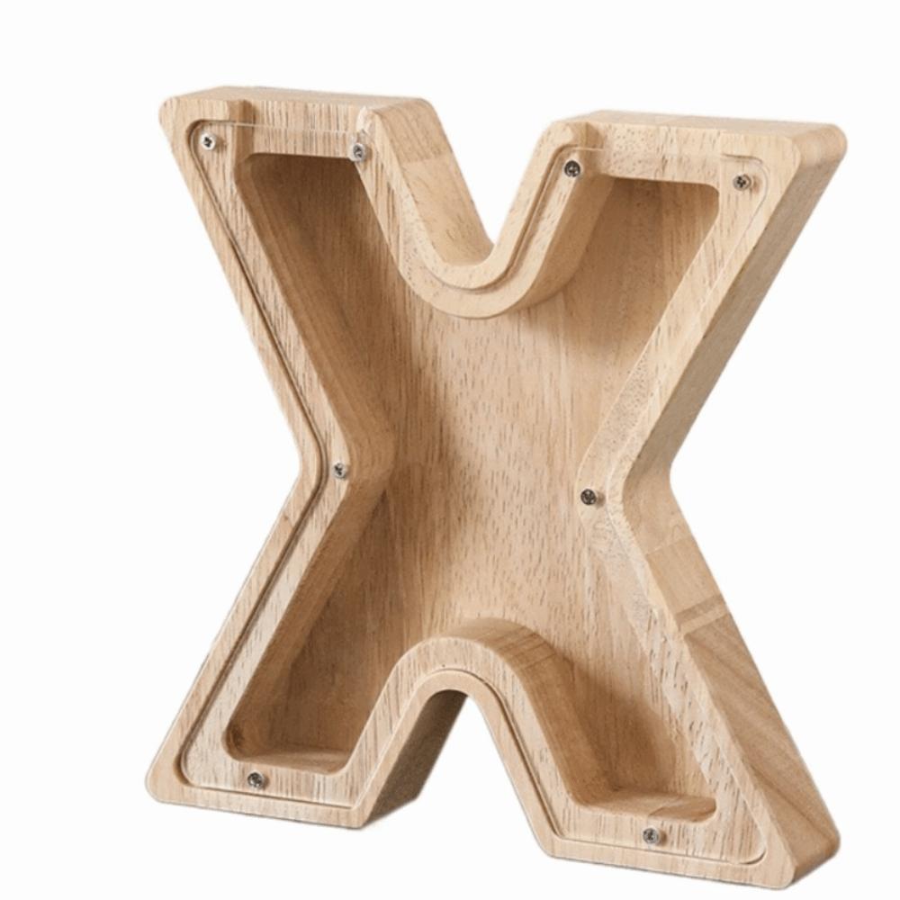 Durable Wooden Letter Piggy Bank Creative Coin Storage Case Desktop Decoration X
Durable Wooden Letter Piggy Bank Creative Coin Storage Case Desktop Decoration X