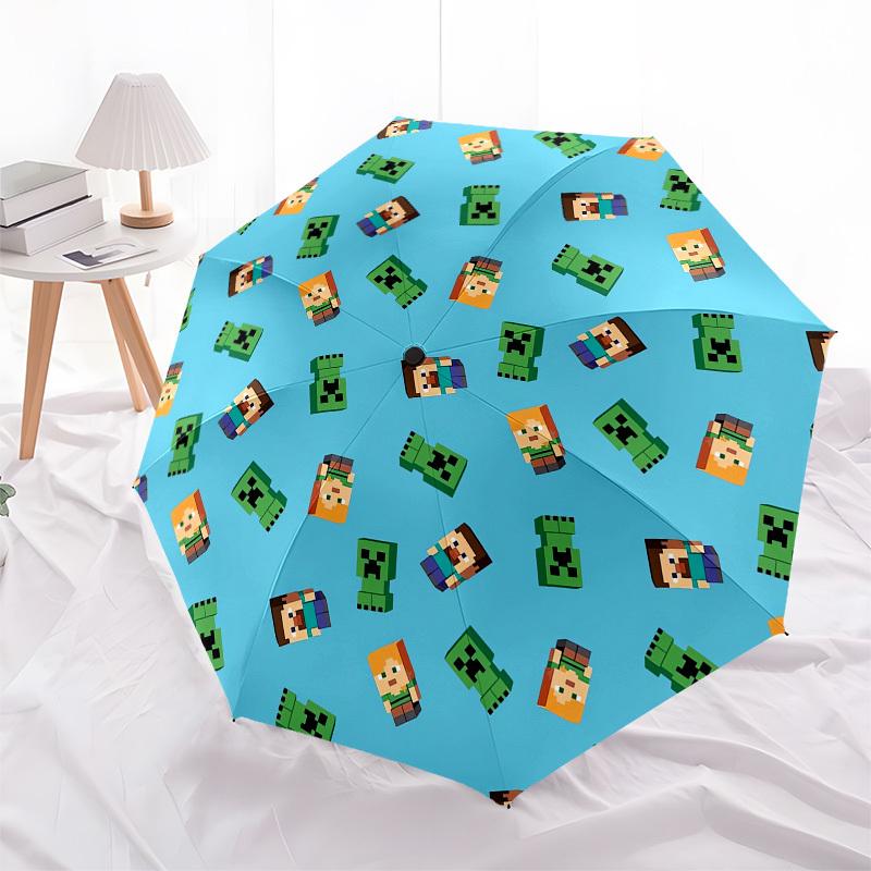 1pc Minecraft Characters Pattern Umbrella with Plastic Handle,Compact & Stylish,Cartoon Pattern,Outdoor UmbrellaPT523
1pc Minecraft Characters Pattern Umbrella with Plastic Handle,Compact & Stylish,Cartoon Pattern,Outdoor UmbrellaPT523