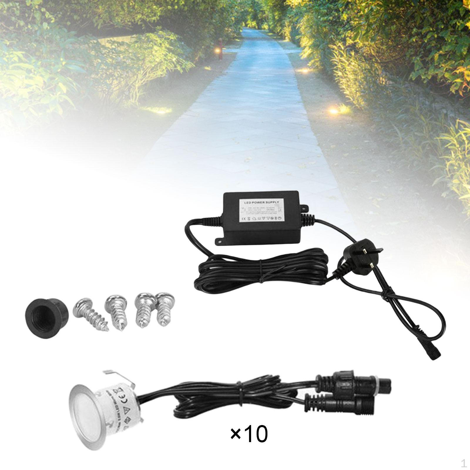 10 Pieces LED Deck Path Lamp Waterproof білий
10 Pieces LED Deck Path Lamp Waterproof білий