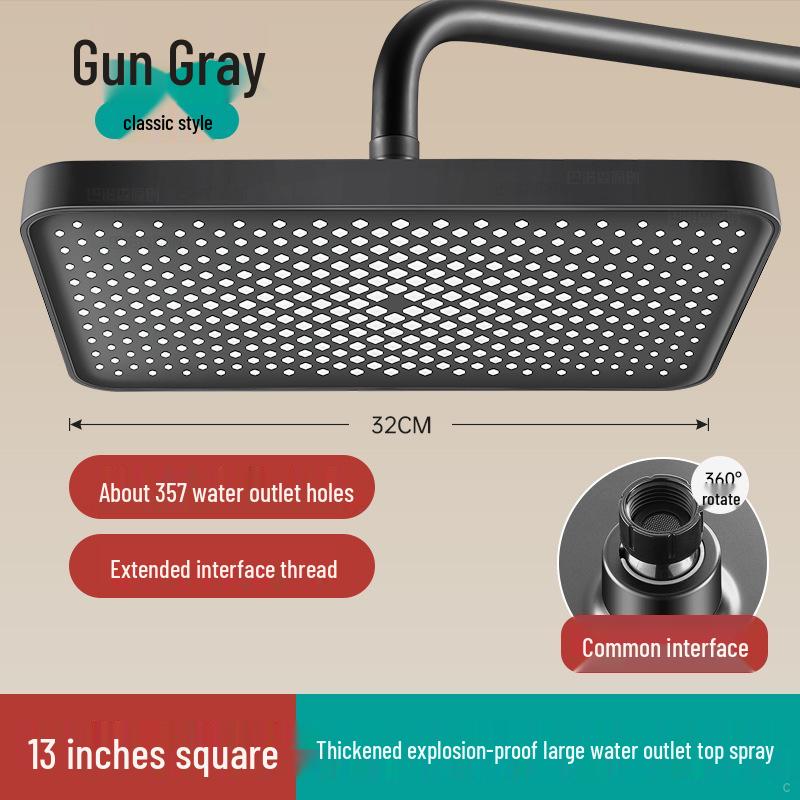 13 Квадратна душова лійка високого потоку для готелів
13 Квадратна душова лійка високого потоку для готелів