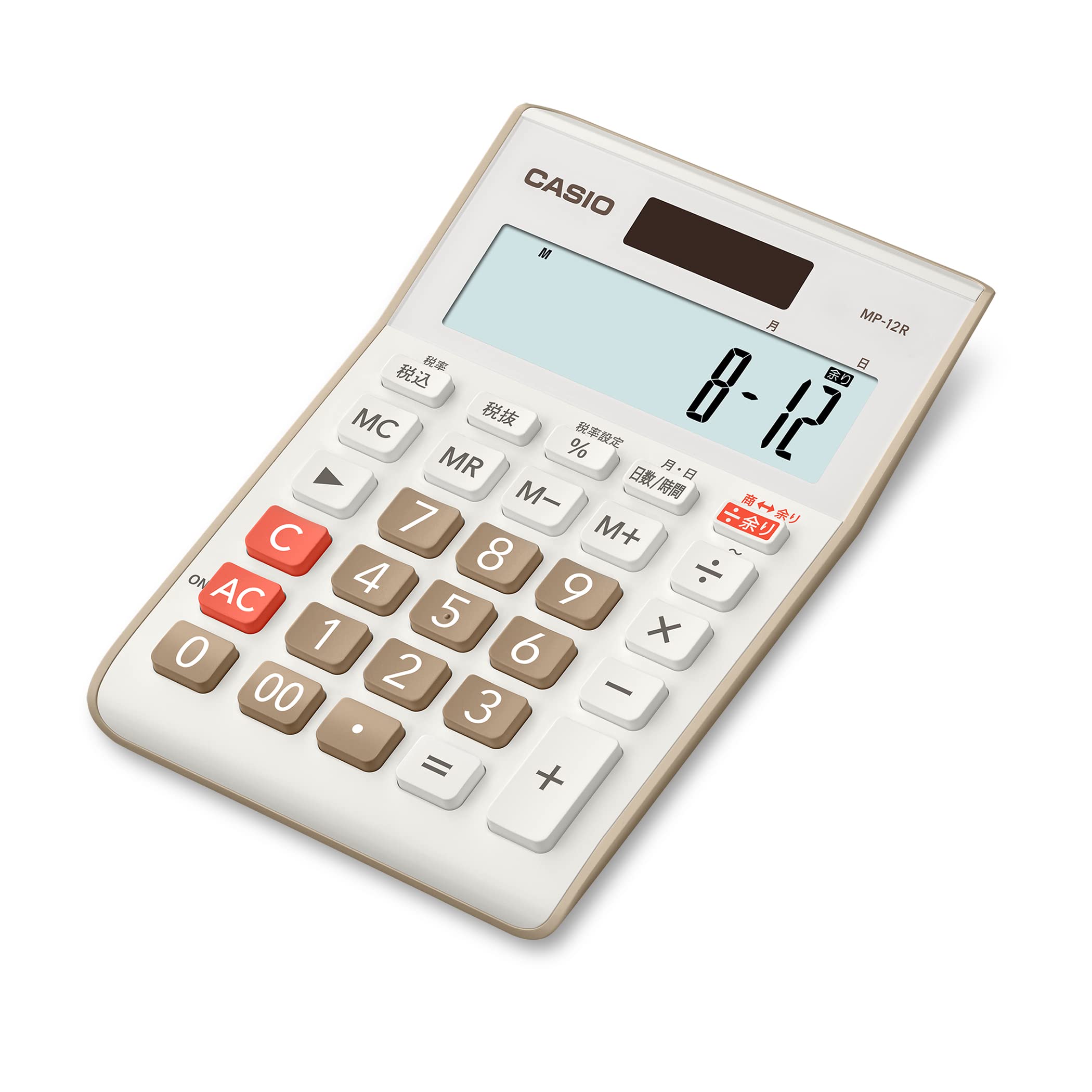 Casio Мини-калькулятор Remainder 12 Days Time, сертифицированный Just Eco Mark, Цифры и вычисления, Тип, Бежевый, MP-12R-BE-N, бежевый
Casio Мини-калькулятор Remainder 12 Days Time, сертифицированный Just Eco Mark, Цифры и вычисления, Тип, Бежевый, MP-12R-BE-N, бежевый