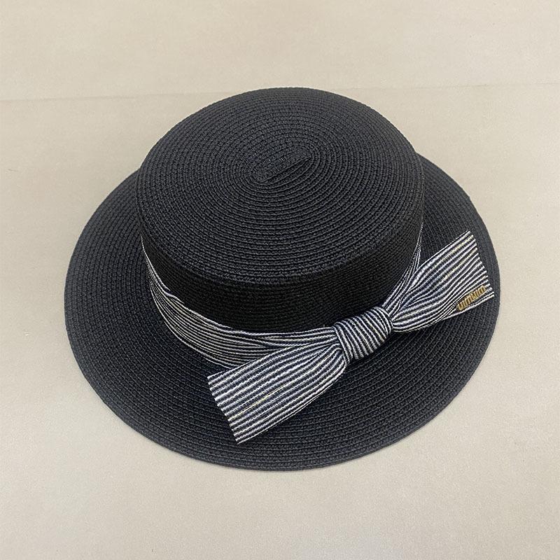 Delle S New Flat-Top Straw Hat Bow Is Fashionable And Versatile, Outdoor Seaside Sunshade And Sunscreen Top Hat Is A Hot-Selling Model. M(56-58cm) чорний
Delle S New Flat-Top Straw Hat Bow Is Fashionable And Versatile, Outdoor Seaside Sunshade And Sunscreen Top Hat Is A Hot-Selling Model. M(56-58cm) чорний