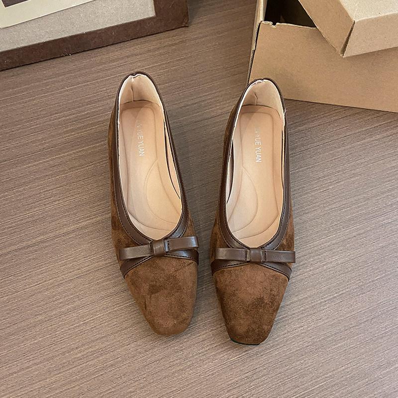 2026 New Spring Butterfly-knot Women Ballet Flats Square Toe Slip On Shoes Soft Leather Eelgant Party Dress Mary Jane Shoes 35 коричневий
2026 New Spring Butterfly-knot Women Ballet Flats Square Toe Slip On Shoes Soft Leather Eelgant Party Dress Mary Jane Shoes 35 коричневий